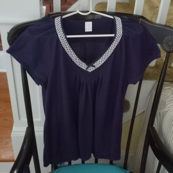 Navy Blue Women's Top/Med - Picture 1 of 9